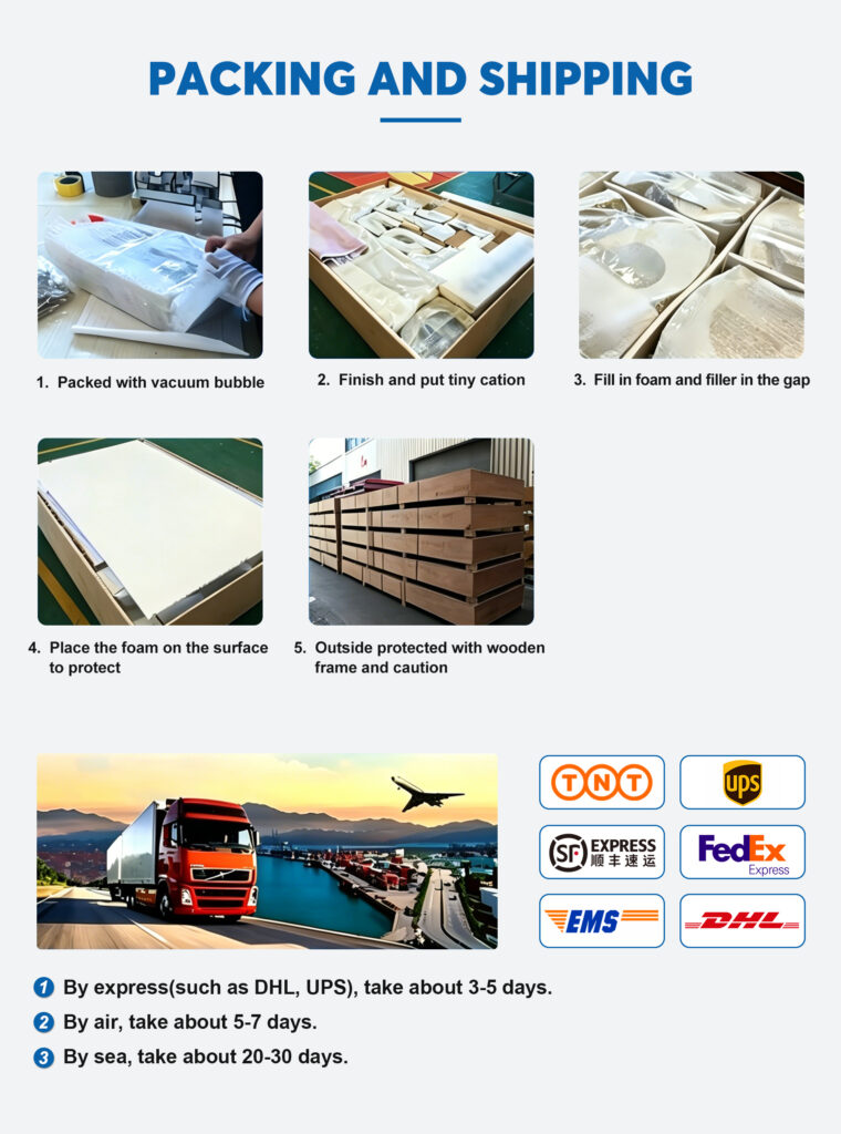 Packing and shipping drawings for custom sign crates