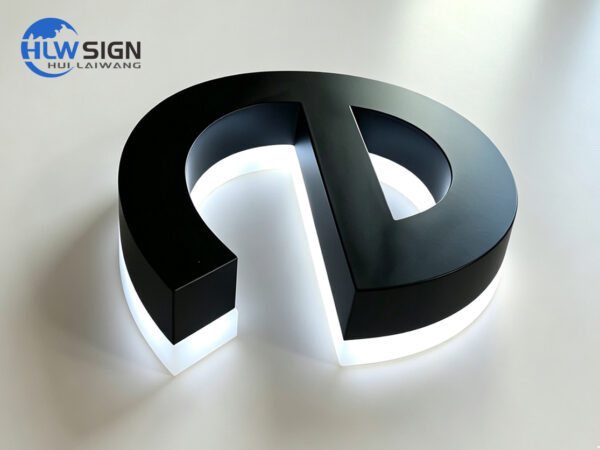 Backlit Sign with Durable Baked Enamel Finish — view 2