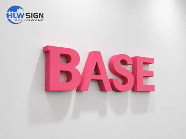 Baked Enamel Non-lit Stainless Steel 3D Letters — view 2