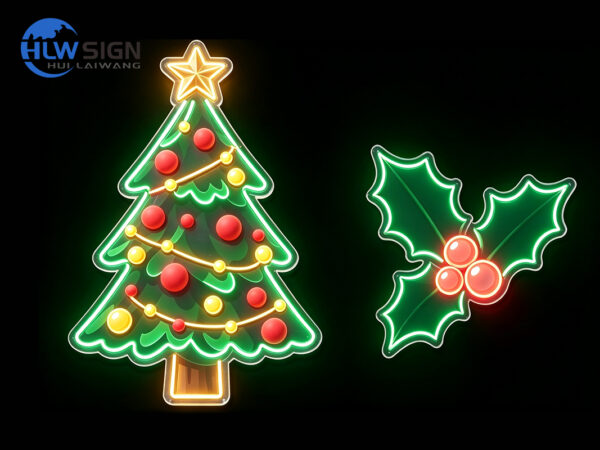 Christmas neon sign — view 5