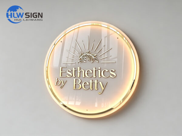 Acrylic Backlit Sign Shop Sign — view 4