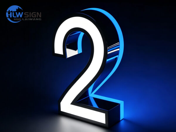 Dual-sided Illuminated Letters — view 2
