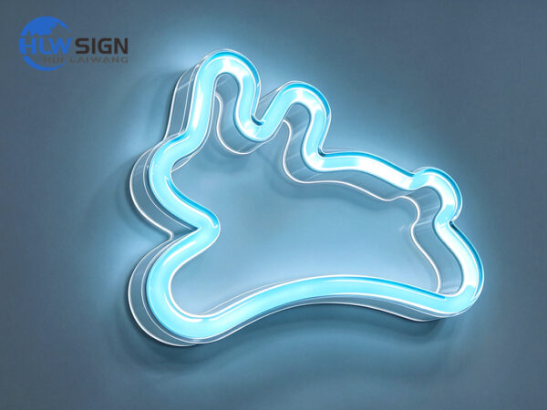 Half-Round Neon Letters — view 5