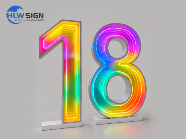 4FT Infinity Mirror Letters & Numbers — view 4