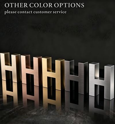 Brushed stainless steel colour chart